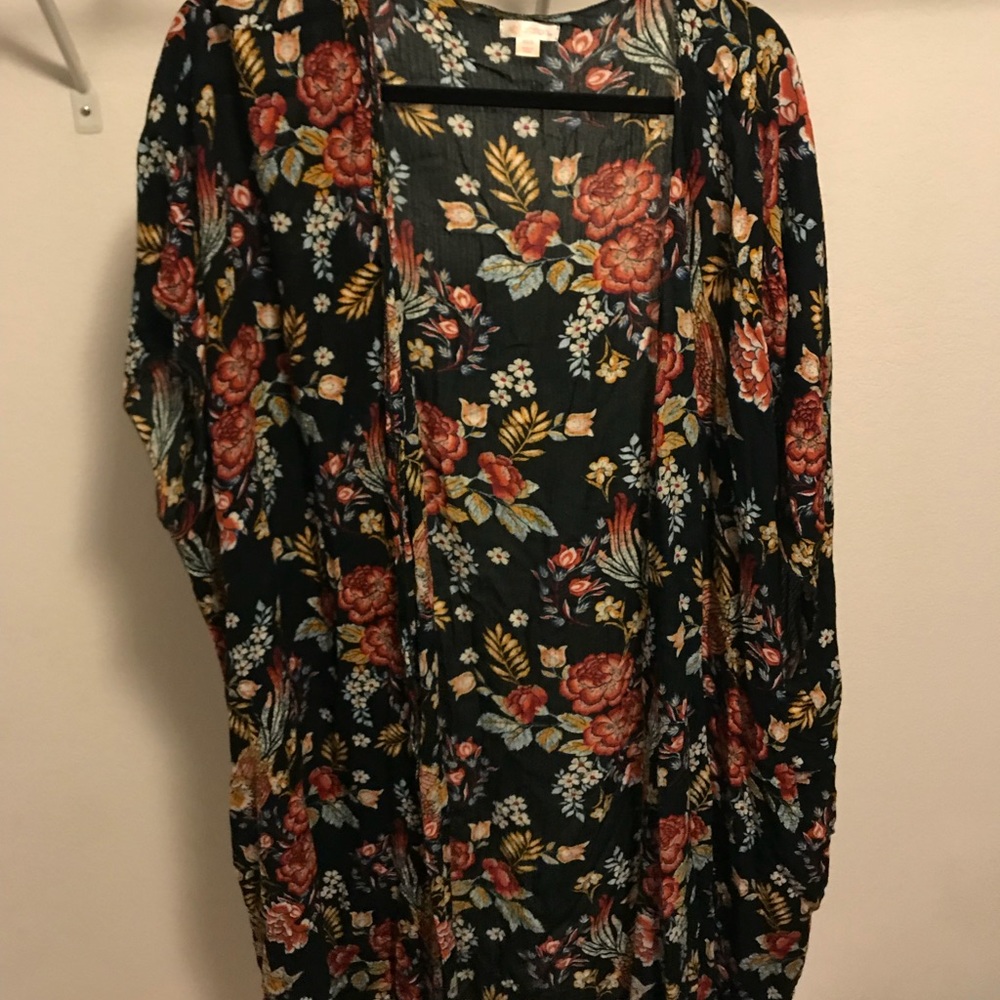Floral oversized kimono
